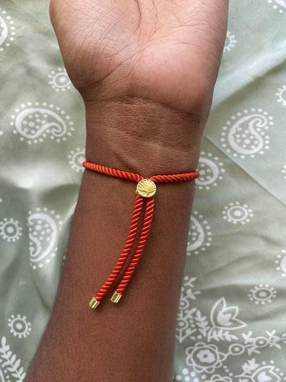 Orange moon bracelet