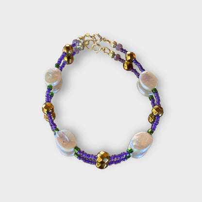Mardi Gras bracelet