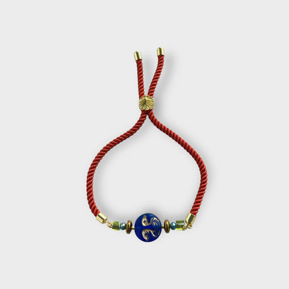 Orange moon bracelet