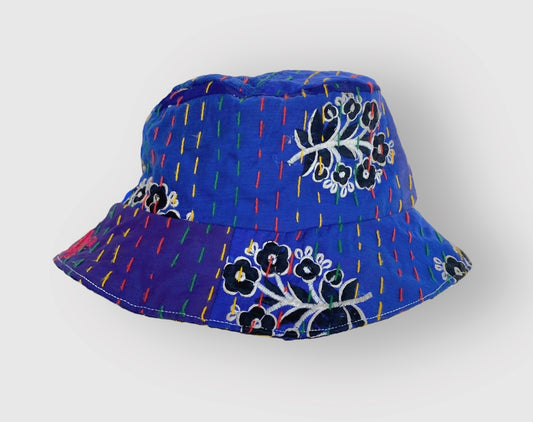 Indigo bucket hat