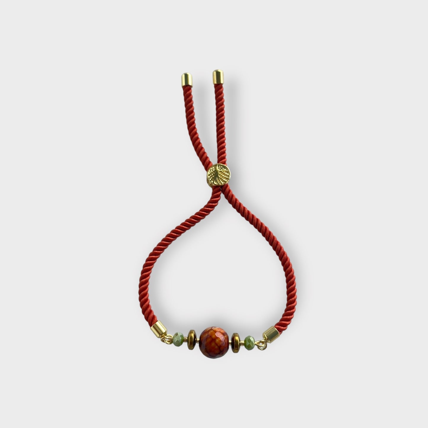 Orange moon bracelet