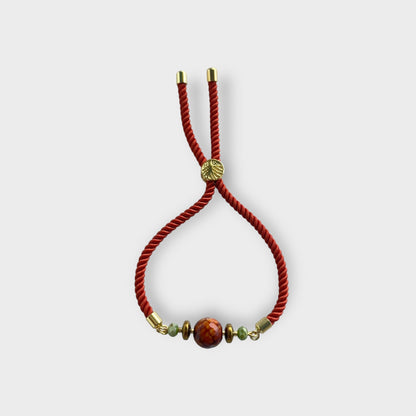 Orange moon bracelet