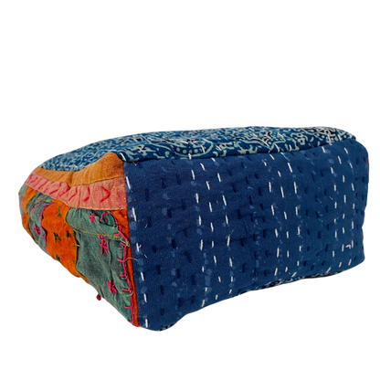 Motif Mini Tote in Blue & Orange Multi
